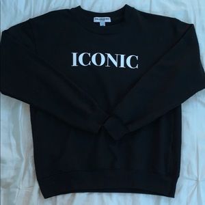 ICONIC fleece crew neck